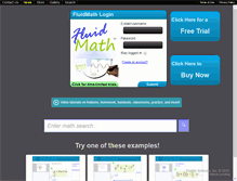Tablet Screenshot of fluidmath.net